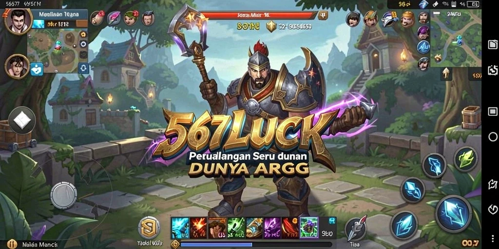 Gameplay seru 567LUCK dengan aksi pertempuran yang mendebarkan.