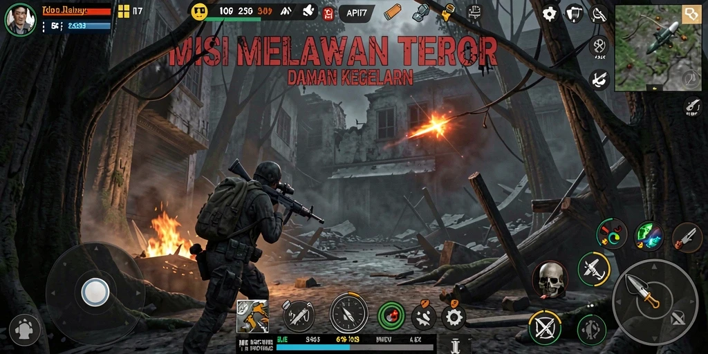 Gameplay menegangkan dan atmosfer mencekam di API77.