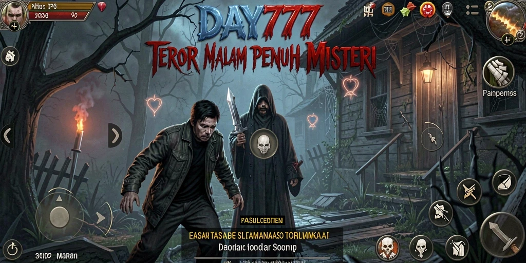 Gameplay DAY777 yang menegangkan dengan suasana Horror yang mendalam.