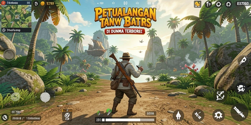 Tampilan gameplay Open World yang memukau dalam EE789.