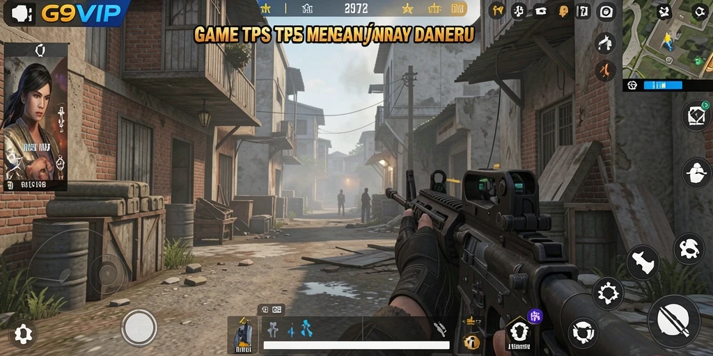Tampilan screenshot gameplay G9VIP dengan aksi pertempuran seru.