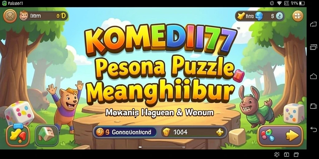Tangkapan layar gameplay <strong>KOMEDI77</strong> yang menunjukkan tantangan Puzzle yang seru.