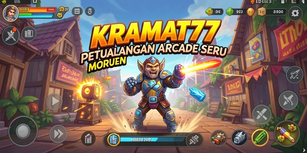 Tangkapan layar gameplay KRAMAT77 menunjukkan aksi dan tantangan seru dalam permainan arcade.