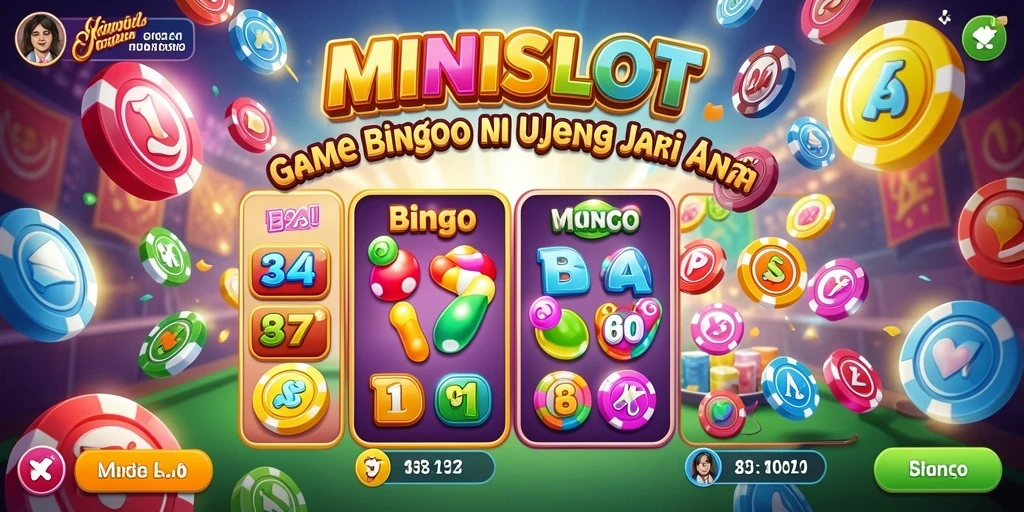 Tampilan gameplay Bingo MINISLOT yang menarik dan interaktif.