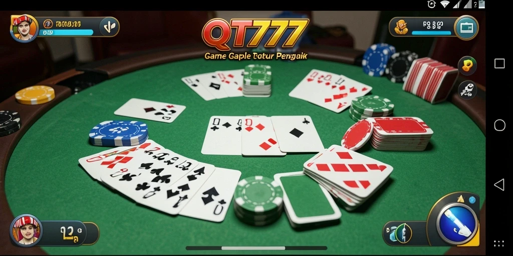 Tampilan utama gameplay QT777 yang menarik dan mendebarkan.