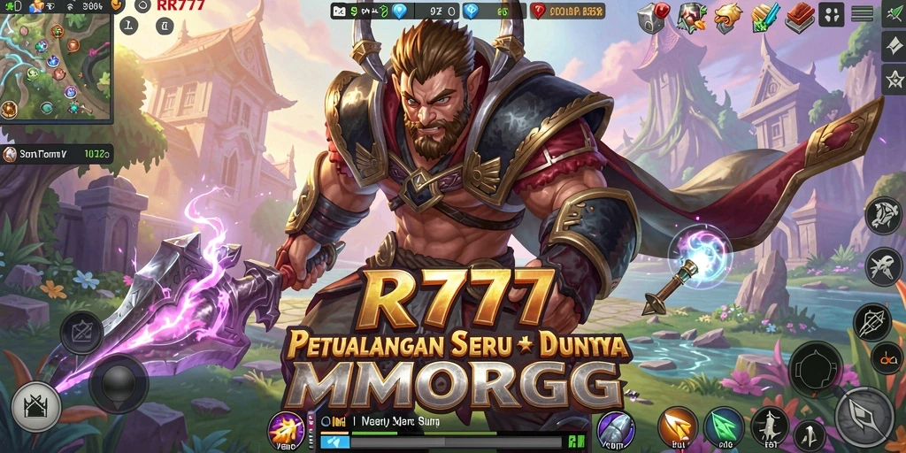 Tampilan gameplay RR777 penuh aksi dan petualangan fantastis.