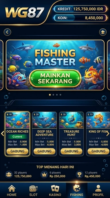 Menu kategori aplikasi yang terorganisir di wg87.